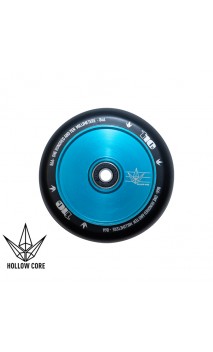 110MM WHEEL H/CORE TEAL/BLACK