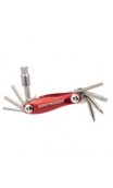 Tool Bontrager Multi 9 Function Aluminium Red