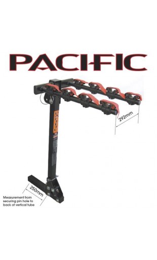 PACIFIC -  Tilt Square Hitch 4 Bike Rack